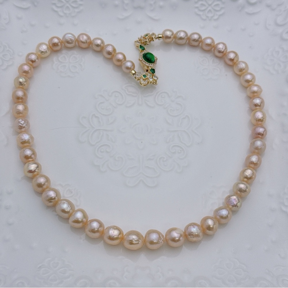 26X207 Handmade Edison Freshwater Baroque Pearl Necklace - Picture 6 of 9